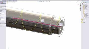 4 - Modeling 3D Helical Threads in SolidWorks
