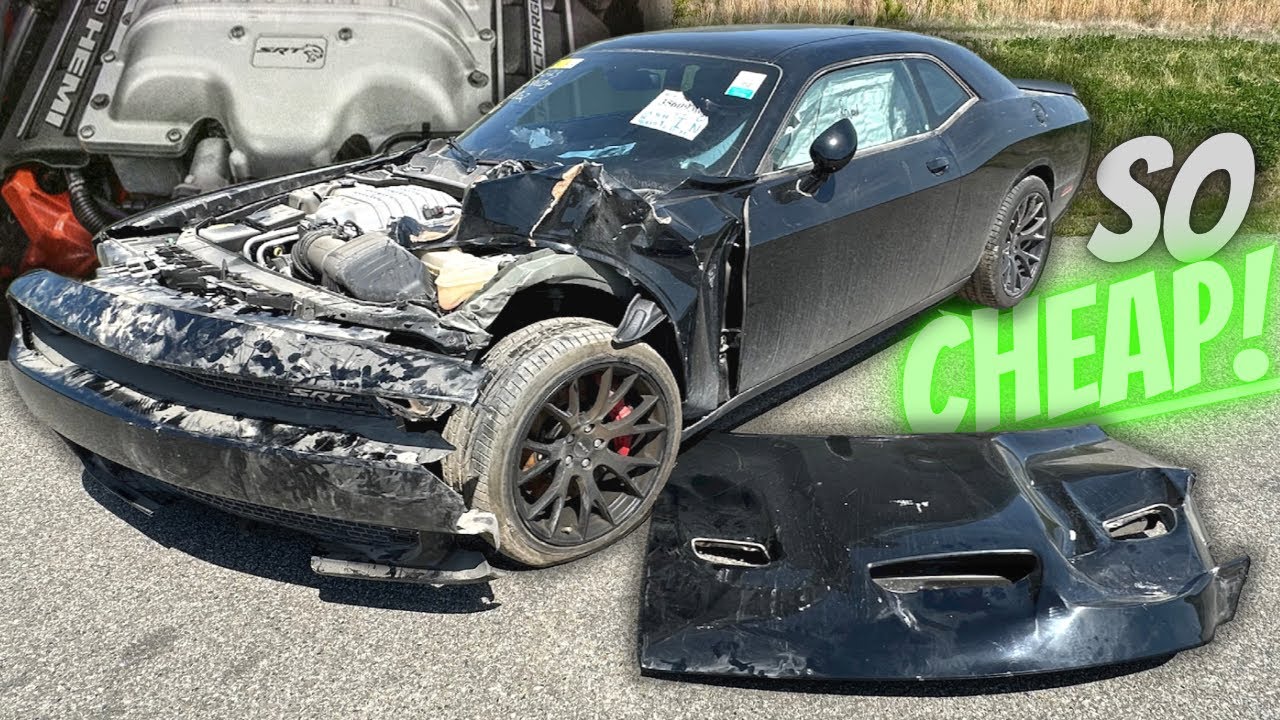 I Bought a "Totaled" Hellcat From Insurance Auction YouTube