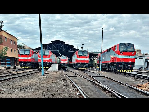 القطار كنس محطه ملوي بأقصي سرعه لو قلبك ضعيف بلاش تتفرج