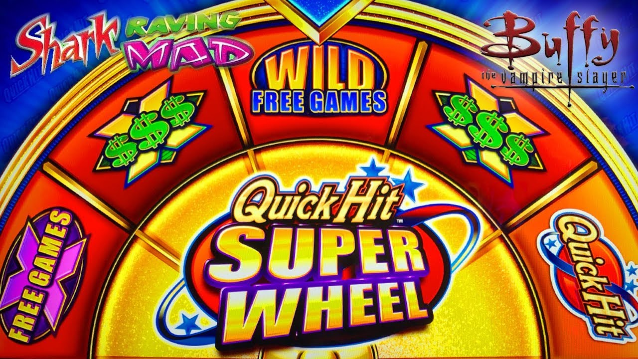 Shark Raving Mad 🚣 Buffy 👩 Quick Hit Super Wheel 💰 The Slot Cats 🎰😺😸