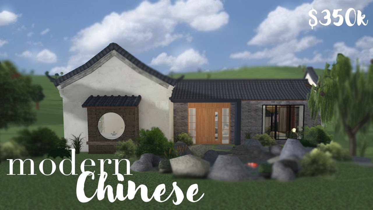 MODERN Chinese House 350k Part 1 Bloxburg YouTube modern-chinese-house-350k-part-1-bloxburg-youtube