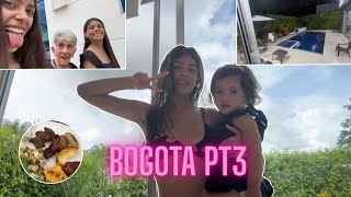 Bogota diaries pt3 | cottage trip, pool, food, family etc.