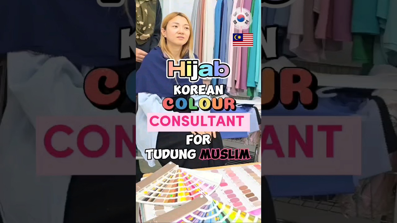 Personal Color Analysis Consultant Korea for HIJAB Muslim combine with Fabric Textile in Malaysia.