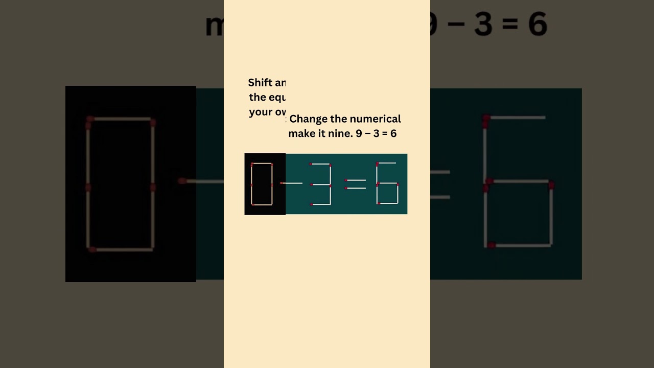 🔥 5 Matchstick Equation Puzzles That'll Blow Your Mind! 🧠 Can YOU Solve Them All? IQ Test Challenge!