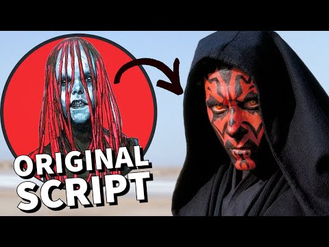 The Original Script For Star Wars The Phantom Menace Was Much Better!