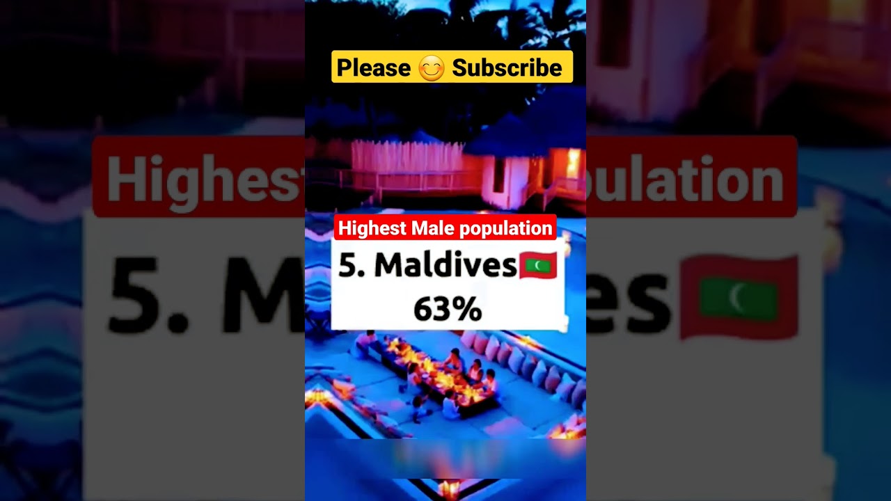 Top 10 countries with the highest male population 