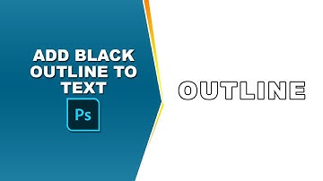 how to add black outline to text in photopea