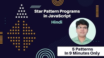 Star pattern in JavaScript | JavaScript star pattern
