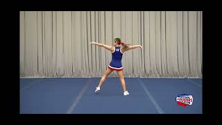 NCA tryout dance 2023 (back view with counts)