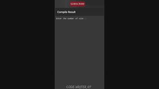 Best C++ pattern program tutorial video || 💯🧠 #coding #codewriter07 #youtubeshorts #programming