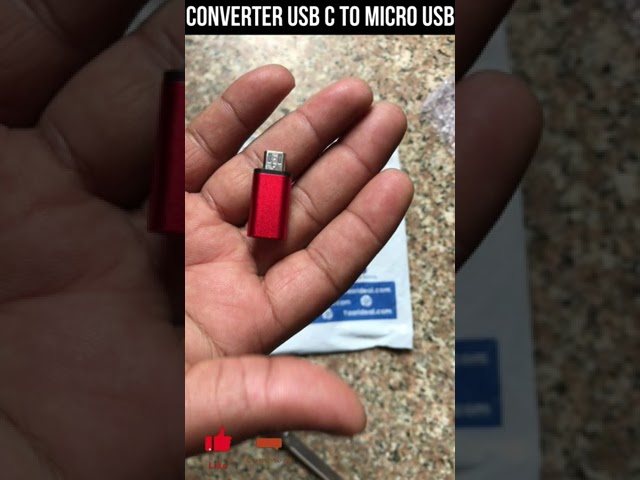Type C to Micro USB Connector for Charge & data transfer only 99RS Yaarideal.com