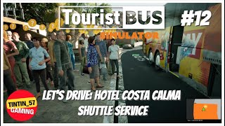 TOURIST BUS SIMULATOR |  #12 LET"S DRIVE SHUTTLE SERVICES #TouristBusSimulator screenshot 2