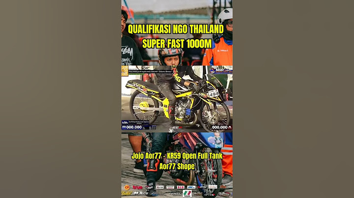Qualifikasi NGO Thailand Super fast 1000m - Jojo Aor77 -KR59 Open Full Tank Aor77 #ngo #ngothailand