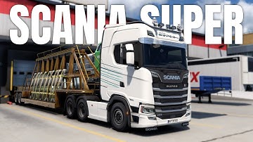 ETS2 1.57 Update: Driving the NEW Scania Super + Smart Dash!