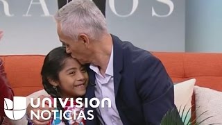 La niña hispana que sorprendió a Jorge Ramos