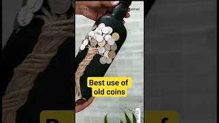 Best use of old coins / Coin Tree / Bottle Art / DIY Bottle Craft / Mixed media art