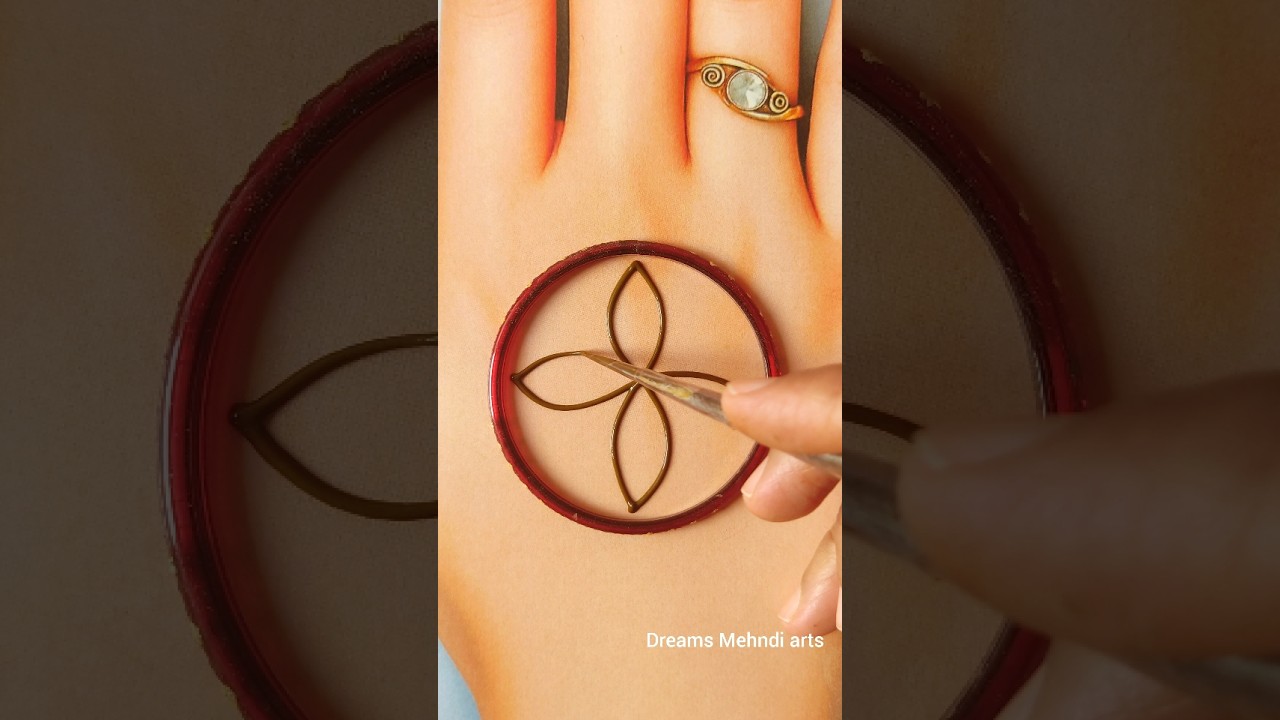 Simple New Stylish arabic Mehndi Design for Bridesmaids UK-USA Viral” Back Hand Mehndi Design