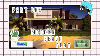 The Sims 4: SPEEDBUILD │ Modern Beach Flat: PART ONE │ Resimi