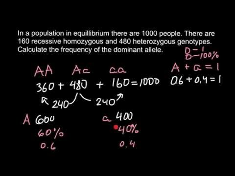 Video: Cum se calculează frecvența alelelor?