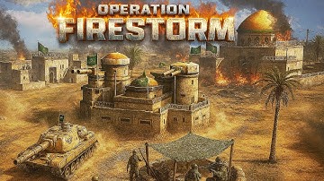 GLA FORTRESS vs 3 China Red Army - Command & Conquer Generals Operation Firestorm