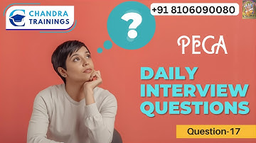 PEGA INTERVIEW Question-17  || +918106090080 || New batch NOV 27 2024|| Check details below #pega