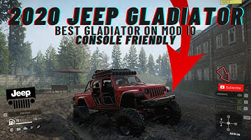 SnowRunner Mod Review | R&R CUSTOMS WARRIOR - THE BEST JEEP GLADIATOR ON MOD IO! (CONSOLE FRIENDLY!)