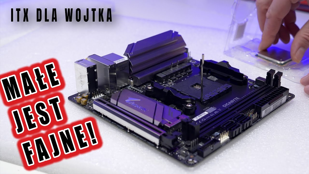 Mały i wydajny - montaż komputera ITX dla Wojtka - YouTube