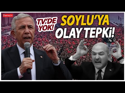 Mansur Yavaş'tan Gündoğdu Meydan'ından Süleyman Soylu'ya olay yanıt!