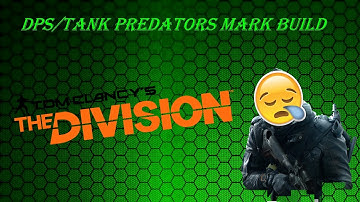 Predator Mark DPS/Tank Build- The Division