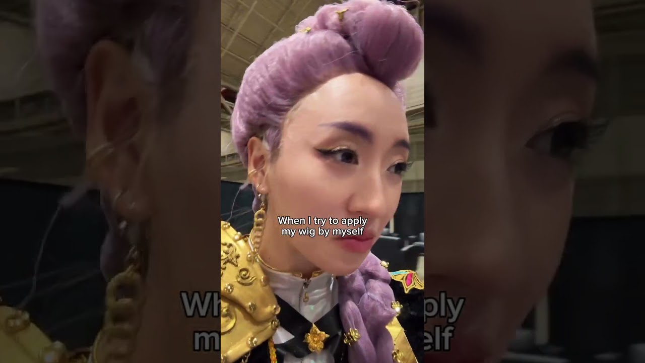 Pin curls and braids. 