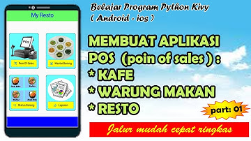 01 TUTORIAL MEMBUAT APLIKASI KASIR POS ANDROID IOS MUDAH | Part: 01