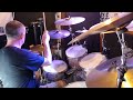 Ludwig Acrolite Snare Keystone drums. Phone recording