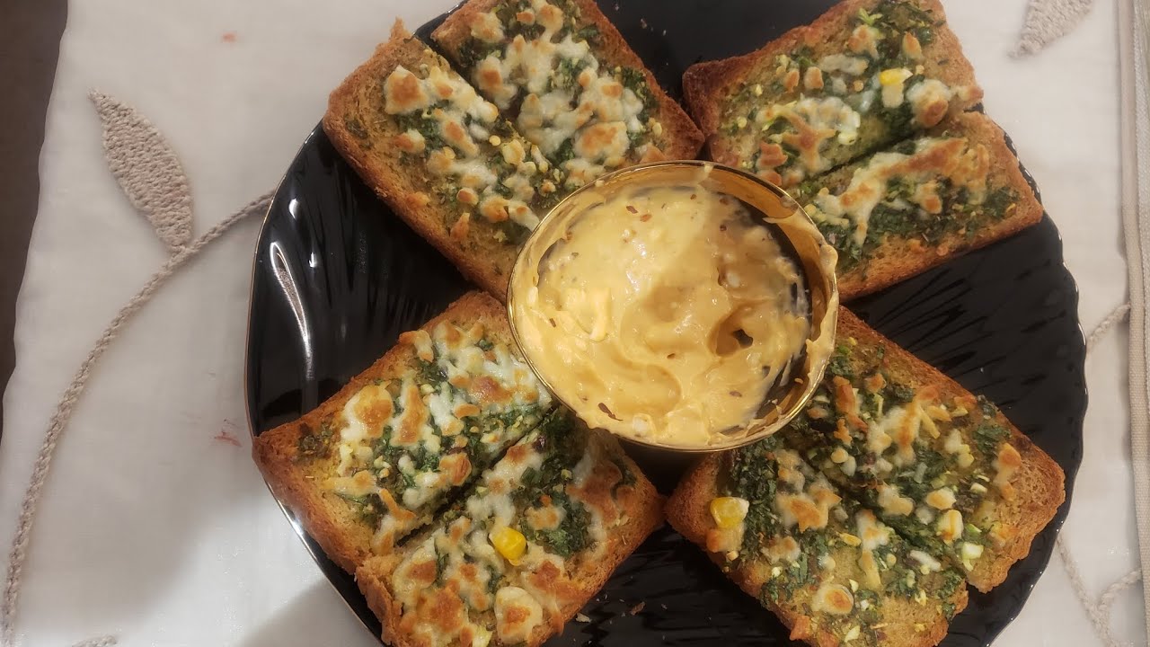 Garlic Bread with Fresh Coriander