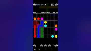 How To Solve Flow Free Rainbow Pack Level 3 7x7 Board Walk Through Solution Walkthrough