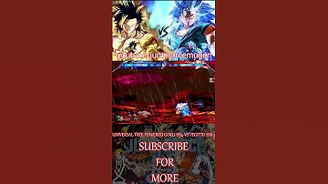 UNIVERSAL TREE POWERED GOKU SSJ4 VS VEGITTO SSB 3 #dragonballzmugenapkforandroid #anime #demonslayer