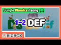 Phonics Song with Words | Alphabet Song for Kids | Single-Letter Sounds [Jungle Phonics #1-2]★BIGBOX
