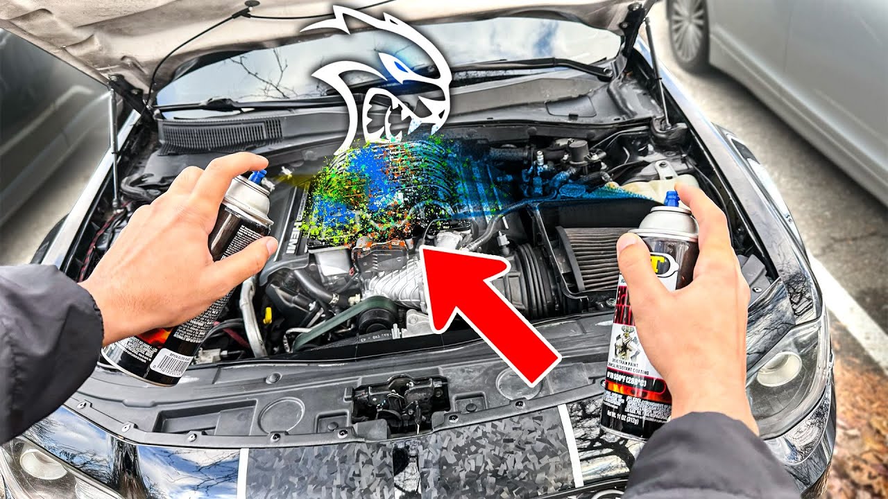 I PAINTED MY HELLCAT SUPERCHARGER