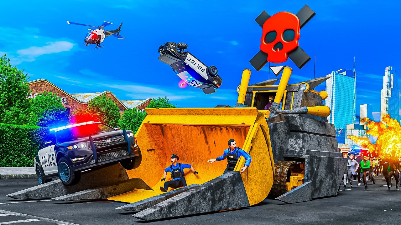 Killdozer выжил после получения награды в 5 000 000 долларов в GTA 5 RP