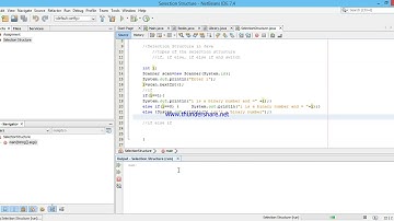 selection Structure in java