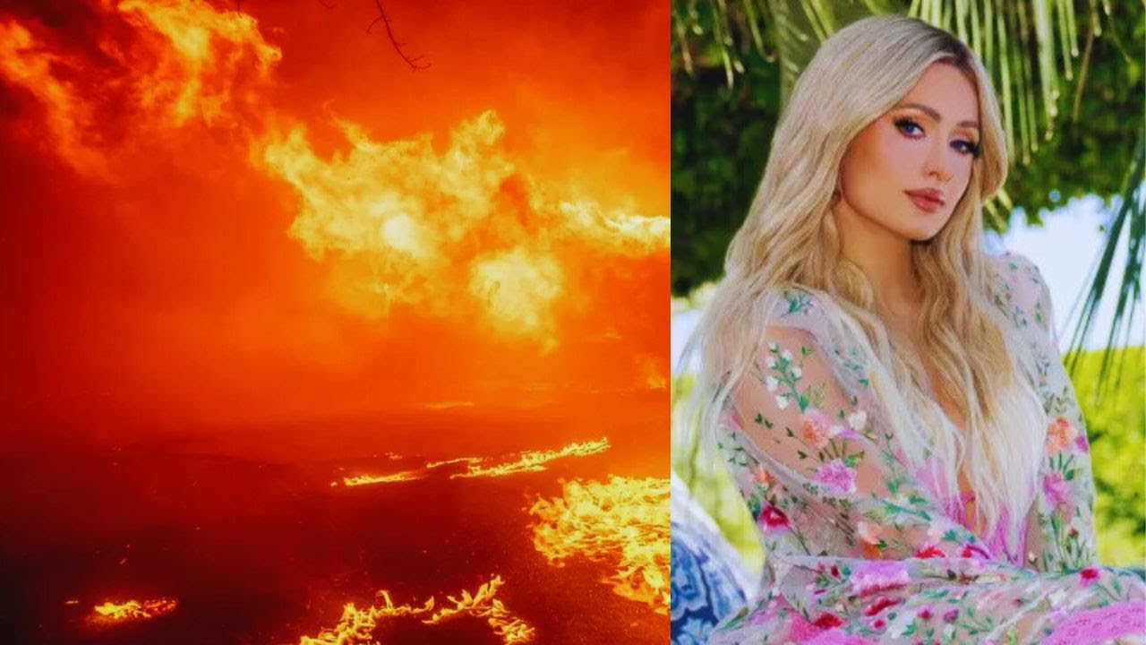 Paris Hilton's Malibu Dream Home Goes Up in Flames on Live TV: A ...