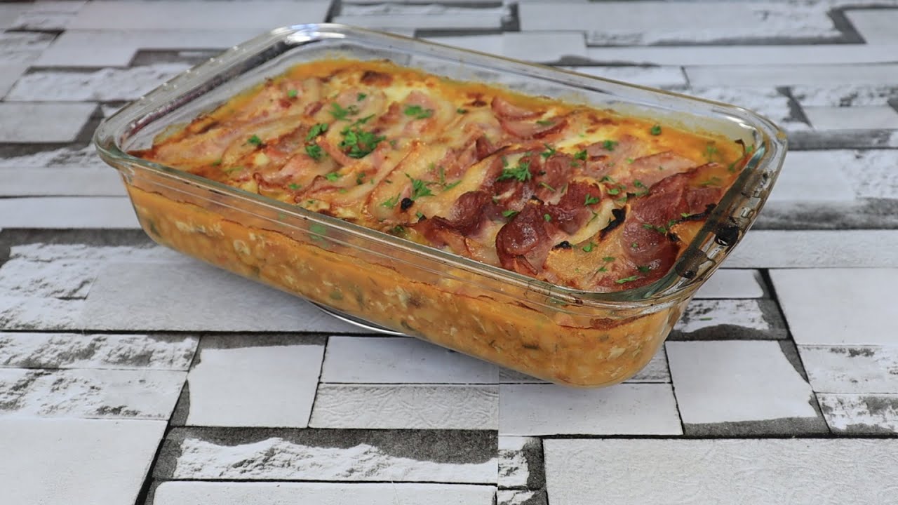 Feijão Recheado assado no forno, um dos pratos mais gostosos que já comi