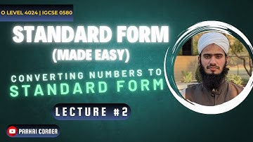 Standard Form Conversion in Minutes | Step-by-Step Guide | O Level-4024 & IGCSE-0580 Math