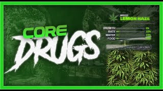 Core Drugs - Create your own drugs and processing tables in FiveM