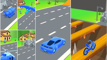 Shape-Shifting 🚲🚁🛶🚗 Game | Level 125-126 Gameplay Walk-through #gaming #shapeshifting #game #games