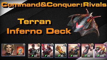 C&C Rivals: Rank One Nod Terran Inferno Meta Deck!