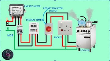 How to do Automatic Electric cooker using digital timer wiring /Old electric cooker upgrade