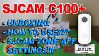 SJCAM C100+ CAM and APP Basic Operations And Settings