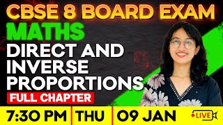 CBSE Class 8 Maths | Direct And Inverse Proportions  | Full Chapter | Exam Winner screenshot 4