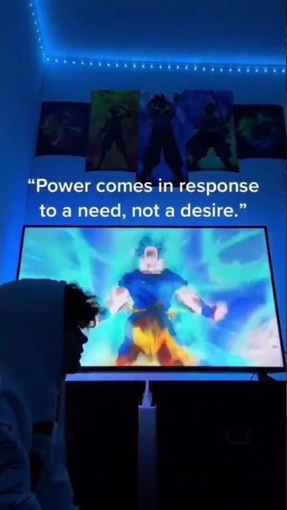 Power comes in Response to a need, Not a desire