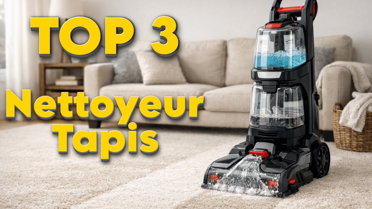 TOP 3 : Meilleur Nettoyeur Tapis 2026